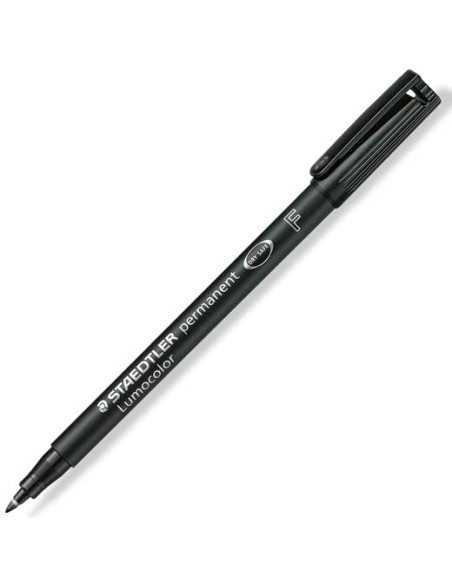 STAEDTLER ROTULADOR PERMANENTE LUMOCOLOR 318-9 F NEGRO