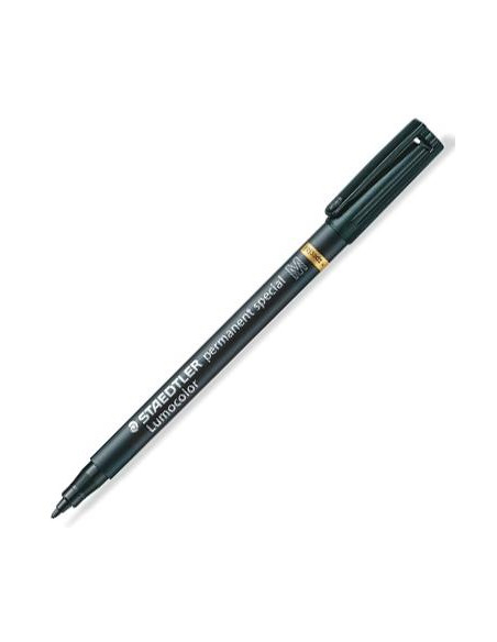 STAEDTLER ROTULADOR ESPECIAL PERMANENTE LUMOCOLOR M NEGRO