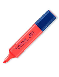 STAEDTLER MARCADOR FLUORESCENTE TEXTSURFER CLASSIC ROJO