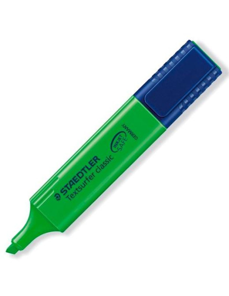STAEDTLER MARCADOR FLUORESCENTE TEXTSURFER CLASSIC VERDE