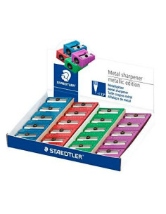 AFILALAPIZ METALICO STAEDTLER CUÑA 1 USO COL SURTIDOS