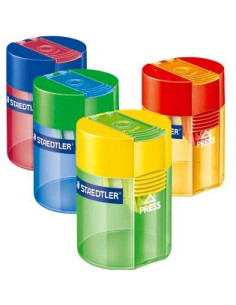 STAEDTLER AFILALÁPICES 511 DEPÓSITO TRANSPARENTE COLORES SURTIDOS