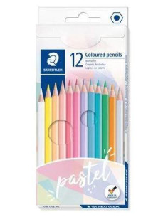 LAPICES de COLORES STAEDTLER 146 NORIS COLOURED  estuche de 12