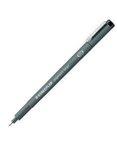 STAEDTLER ROTULADOR CALIBRADO PIGMENT LINER 04MM NEGRO