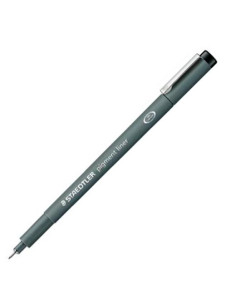 STAEDTLER ROTULADOR CALIBRADO PIGMENT LINER 08MM NEGRO