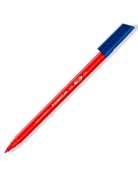 ROTULADOR FIBRA STAEDTLER  326 NORIS CLUB ROJO