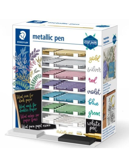 MARCADOR TOPACA NO PERM STAEDTLER 8323 METALICO EXPOSITOR de 70