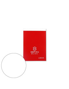 TALONARIO BLOC DE NOTAS DOCEAVO BLANCO