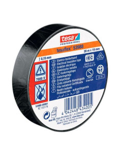 TESA CINTA AISLANTE ELÉCTRICA PROFESSIONAL 20M X 19MM NEGRO