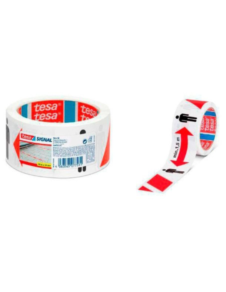 TESA CINTA DE DISTANCIAMIENTO SOCIAL ROLLO PP 50MMX50M ADHESIVO