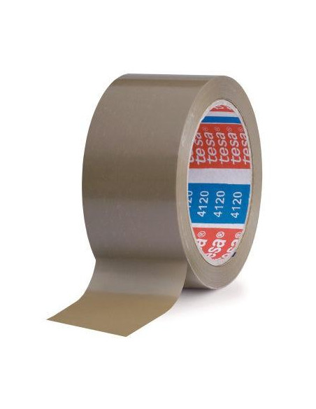 TESA PRECINTO PVC STANDARD 66MX50MM MARRÓN