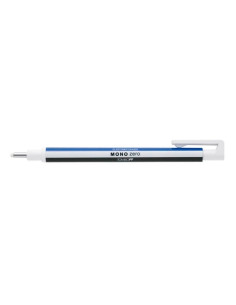 TOMBOW PORTAGOMAS MONO ZERO PUNTA 23MM REDONDA CUERPO BLANCOAZULNEGRO