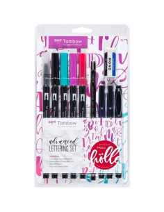 TOMBOW SET LETTERING AVANZADO ESTUCHE
