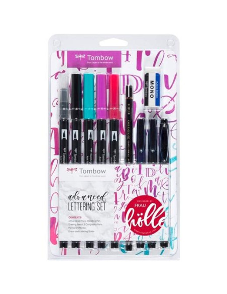TOMBOW SET LETTERING AVANZADO ESTUCHE