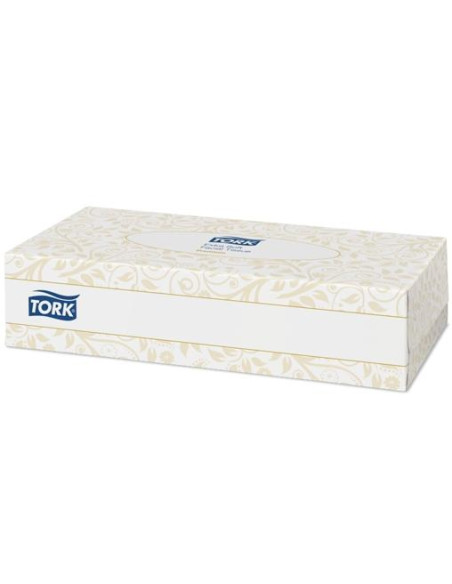 TORK PAÑUELOS FACIALES EXTRA SUAVES PREMIUM 2 CAPAS BLANCO -CAJA 100 UD-