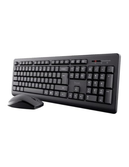 TRUST COMBO TECLADO  RATÓN INALÁMBRICO PRIMO QWERTY ESPAÑOL NEGRO