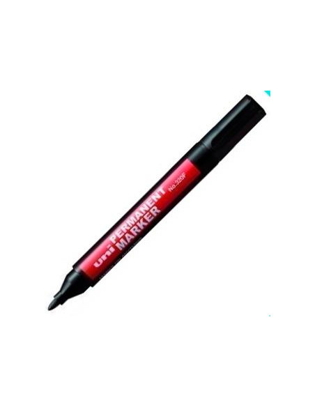UNIBALL MARCADOR PERMANENTE NO 320F PUNTA CÓNICA NEGRO CAJA 12 UD