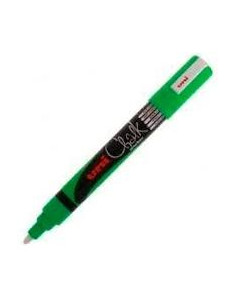 UNIBALL MARCADOR DE TIZA LÍQUIDA CHALK PWE-5M VERDE FLÚOR