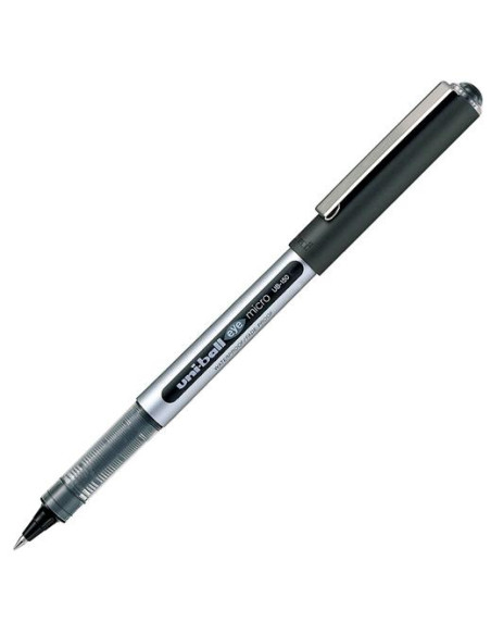 UNIBALL ROLLERBALL EYE MICRO UB-150 05MM NEGRO CAJA 12 UD
