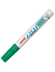UNIBALL MARCADOR PERMANENTE PAINT MARKER PX-20L VERDE