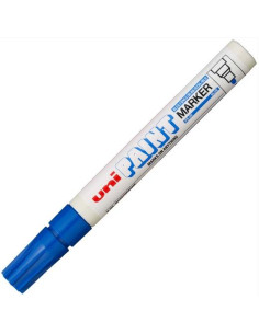 UNIBALL MARCADOR PERMANENTE PAINT MARKER PX-20L AZUL
