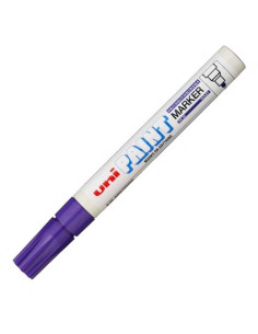 UNIBALL MARCADOR PERMANENTE PAINT MARKER PX-20L VIOLETA
