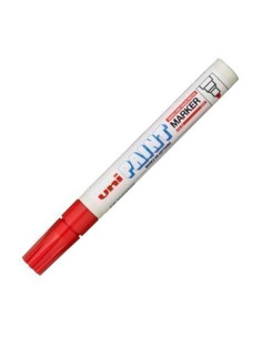 UNIBALL MARCADOR PERMANENTE PAINT MARKER PX-20L ROJO