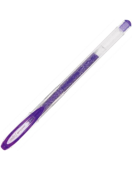 UNIBALL ROLLERBALL SIGNO SPARKLING UM-120SP 10MM VIOLETA CAJA 12 UD