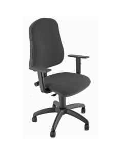 UNISIT SILLA ADMINISTRATIVA CP SIMPLE REPOSABRAZOS AJUSTABLES INCLUIDOS - NEGRA