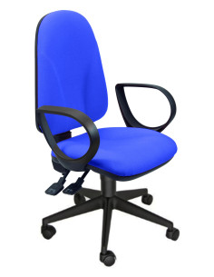 UNISIT SILLA ADMINISTRATIVA SINCRO TEAM AZUL REPOSABRAZOS FIJOS