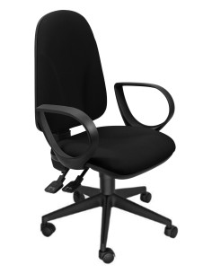 UNISIT SILLA ADMINISTRATIVA SINCRO TEAM NEGRA REPOSABRAZOS FIJOS