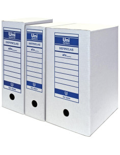UNISYSTEM CAJA ARCHIVO DEFINITIVO DEFINICLAS FOLIO PROLONGADO PACK 50 UD