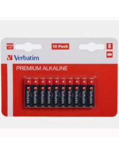 VERBATIM PILAS ALCALINAS AAA-LR03 -PACK 10U-