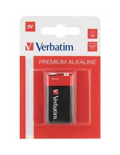 VERBATIM PILAS ALCALINAS DE 9V - 6LR61- PACK 1 UD