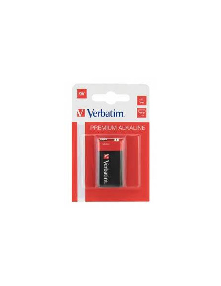 VERBATIM PILAS ALCALINAS DE 9V - 6LR61- PACK 1 UD