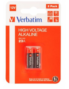 VERBATIM PILA ALCALINA 12V - LR23ALRV08 BLISTER DE 2