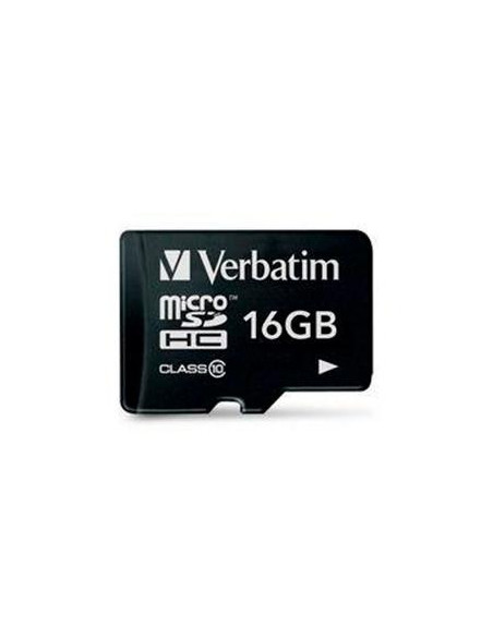 VERBATIM TARJETA MICRO SDHC 16GB CLASE 10