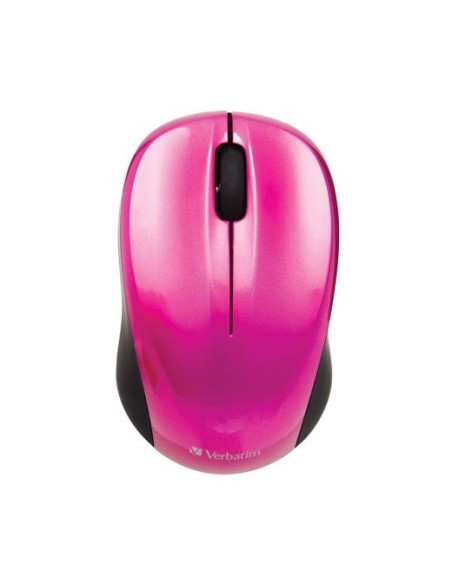 VERBATIM RATÓN GO NANO INALÁMBRICO 1600PPP COMPACTO AMBIDIESTRO FUCSIA
