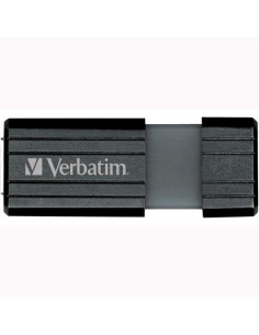 VERBATIM PENDRIVE STORE`N`GO PINSTRIPE 8GB HI-SPEED RETRÁCTIL USB 20 NEGRO
