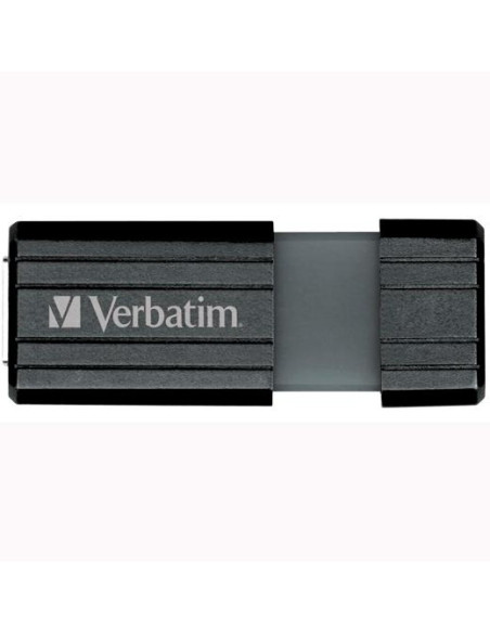 VERBATIM PENDRIVE STORE`N`GO PINSTRIPE 16GB HI-SPEED RETRÁCTIL USB 20 NEGRO
