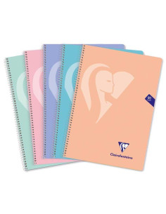 PACK 5 CUADERNOS CLAIREFONTAINE MIMESYS F COLORES PASTEL TAPA BLANDA