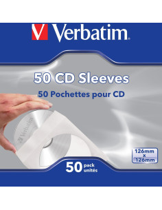 VERBATIM FUNDA PARA CD CAJA DE 50 UNIDADES