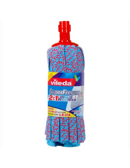 VILEDA RECAMBIO SUPERFREGONA NORMAL CUADROS AZUL