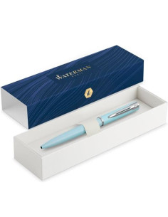 WATERMAN BOLÍGRAFO ALLURE PASTEL PUNTA MEDIA ESTUCHE DE REGALO LACADO AZUL