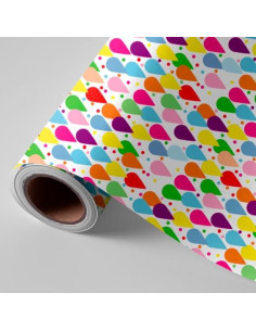 WONDER WRAPPER PAPEL DE REGALO BOBINA 31CM X 80M 2KG TODO AÑO