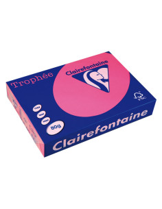 PAQUETE 500h PAPEL TROPHÉE CLAIREFONTAINE A4 FLUORESCENTE