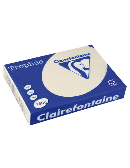 PAQUETE 250h PAPEL TROPHÉE CLAIREFONTAINE 160gr A4 PASTEL