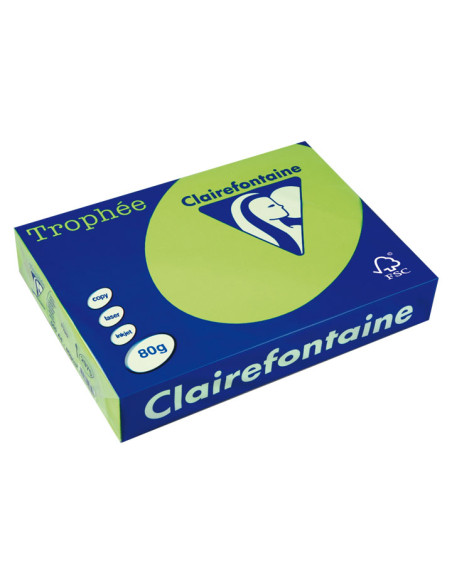 PAQUETE 500h PAPEL TROPHÉE CLAIREFONTAINE A4 FLUORESCENTE