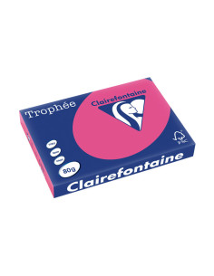 PAQUETE 500h PAPEL TROPHÉE CLAIREFONTAINE A3 FLUORESCENTE