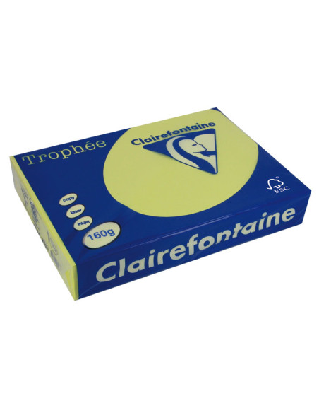 PAQUETE 250h PAPEL TROPHÉE CLAIREFONTAINE 160gr A4 PASTEL